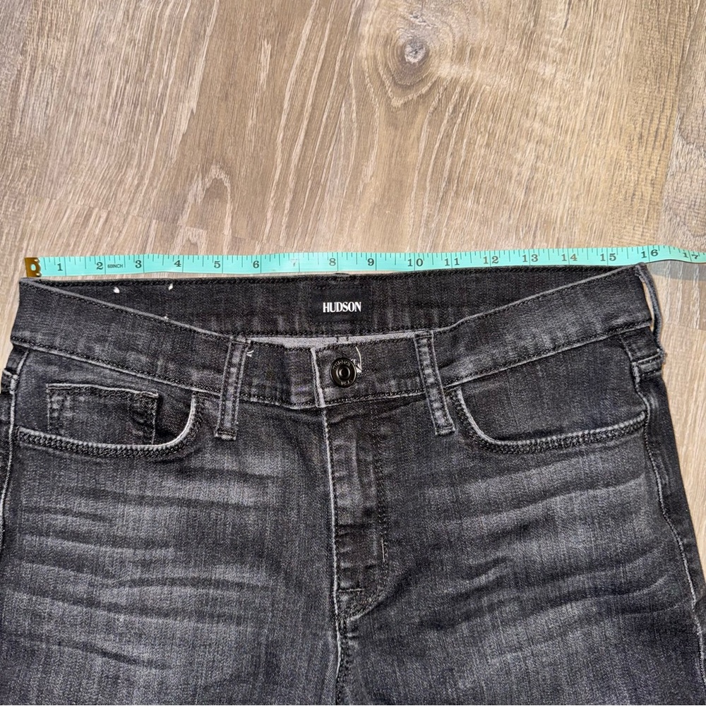 Hudson Jeans Natalie super skinny midrise ankle in Cora light wash black 29 - Picture 13 of 16